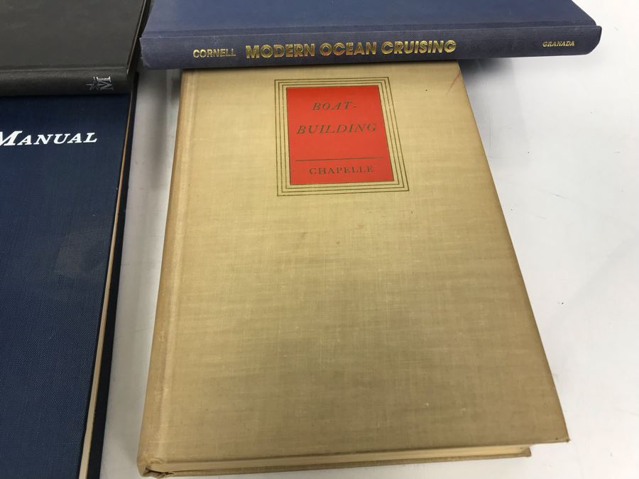 (4) Vintage Marine Design, Boat Buidling And Ocean Cruising Books [Photo 3]