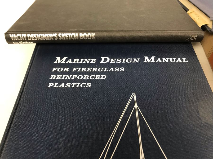 (4) Vintage Marine Design, Boat Buidling And Ocean Cruising Books [Photo 2]