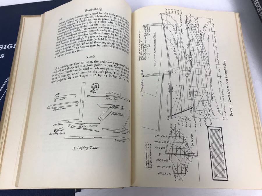 (4) Vintage Marine Design, Boat Buidling And Ocean Cruising Books [Photo 12]