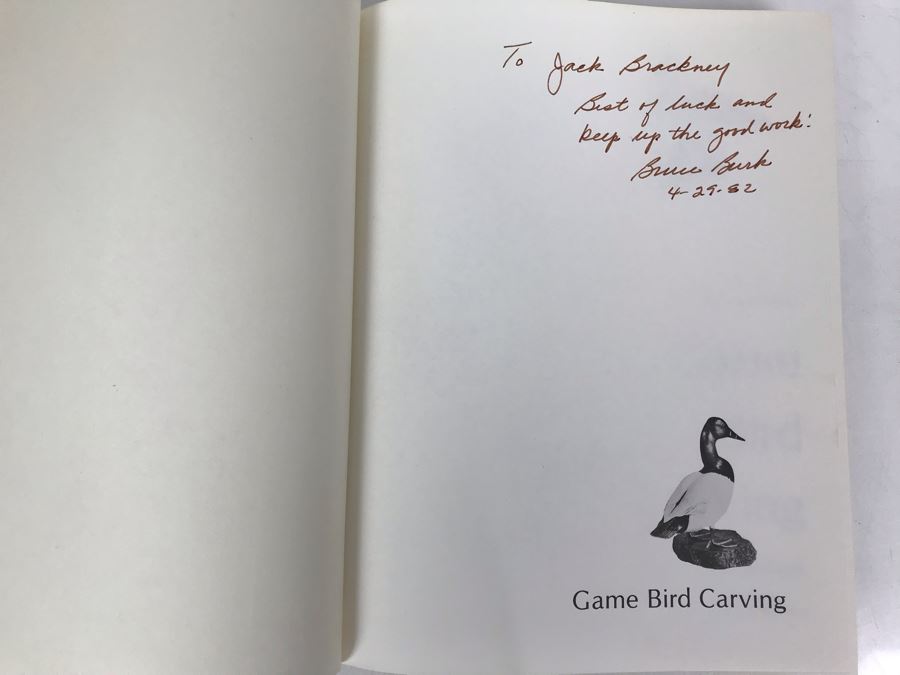 (4) Wooden Duck Decory Carving Books - 3 Books Are SIGNED By Bruce Burk, R.H. Richardson, Andrew Nelson And Charles W. Frank [Photo 17]