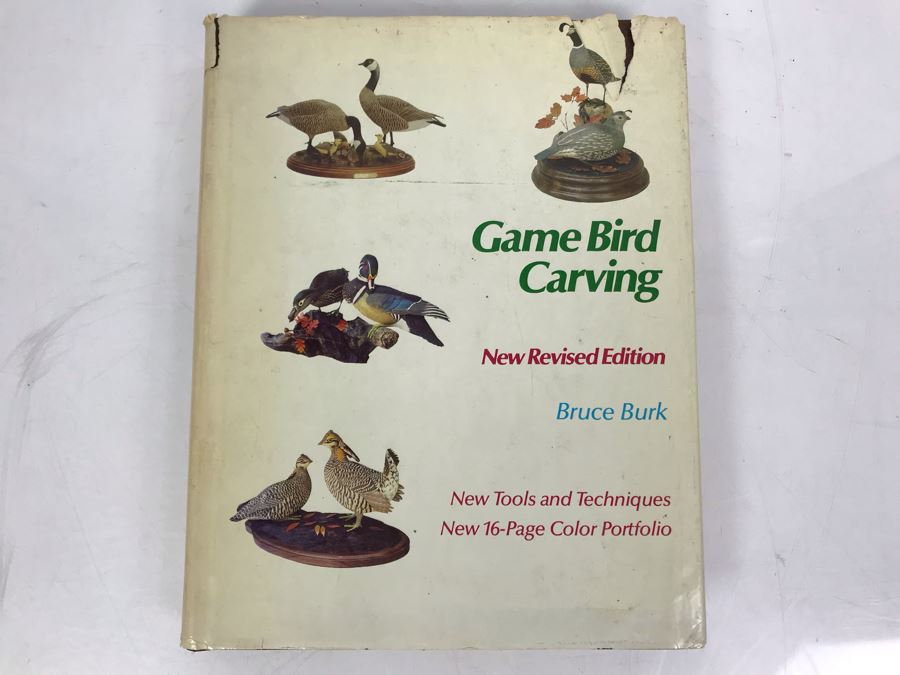 (4) Wooden Duck Decory Carving Books - 3 Books Are SIGNED By Bruce Burk ...