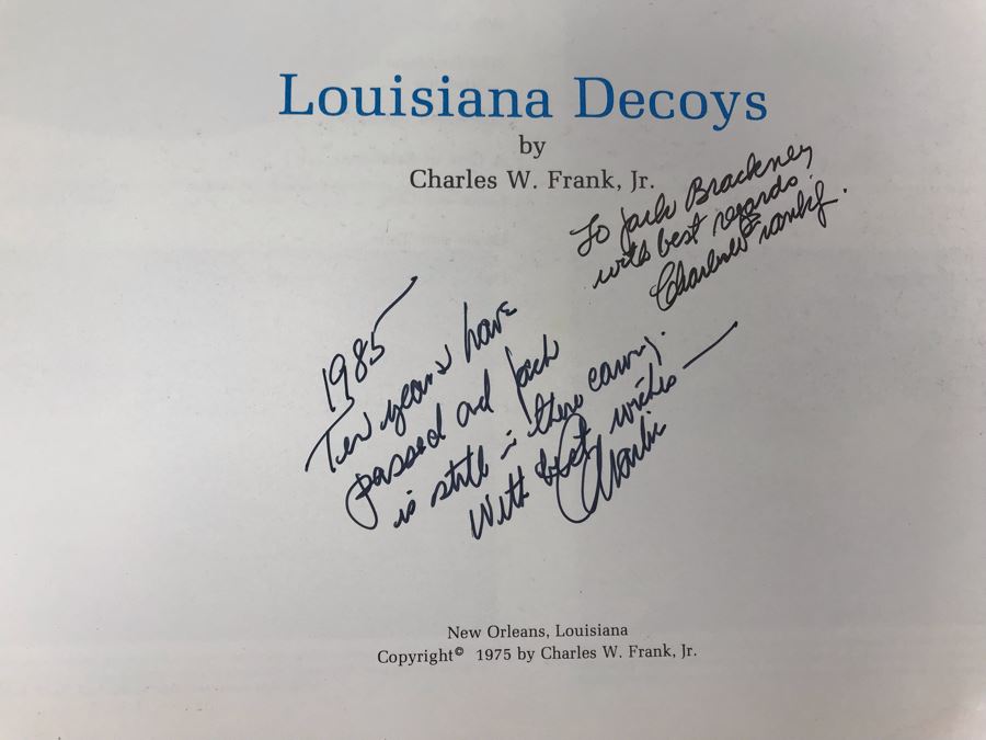 (4) Wooden Duck Decory Carving Books - 3 Books Are SIGNED By Bruce Burk, R.H. Richardson, Andrew Nelson And Charles W. Frank [Photo 12]