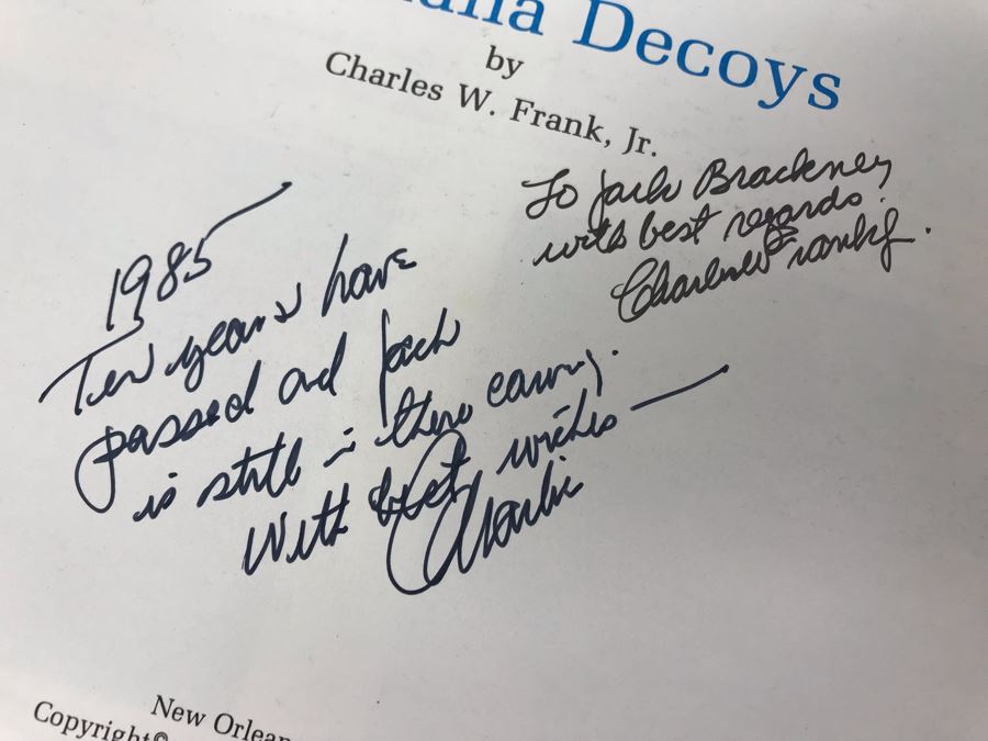 (4) Wooden Duck Decory Carving Books - 3 Books Are SIGNED By Bruce Burk, R.H. Richardson, Andrew Nelson And Charles W. Frank [Photo 13]