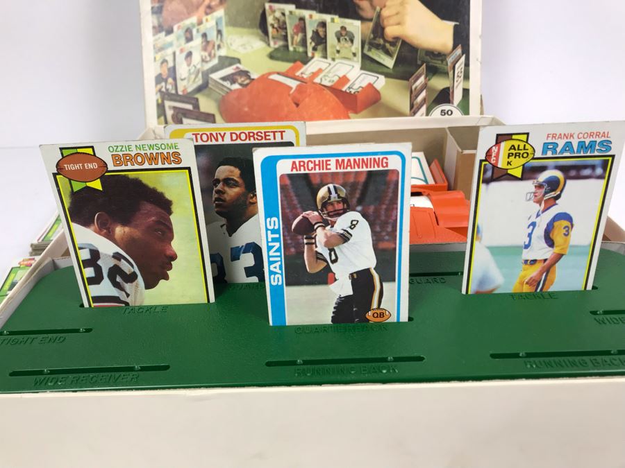 Vintage Parker Brothers Pro Draft Football Game Includes Vintage Football Cards - See Photos [Photo 6]