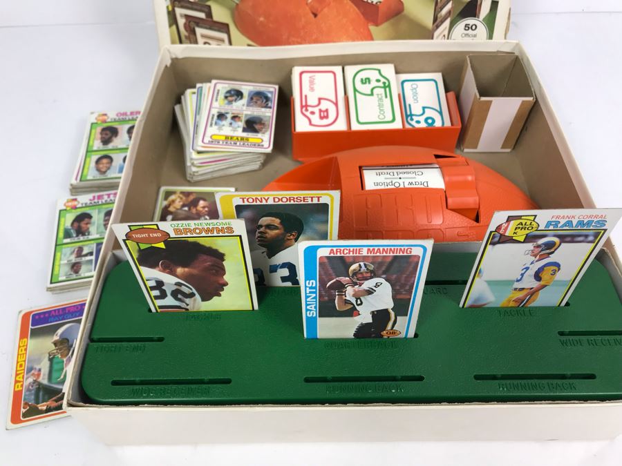 Vintage Parker Brothers Pro Draft Football Game Includes Vintage Football Cards - See Photos [Photo 5]