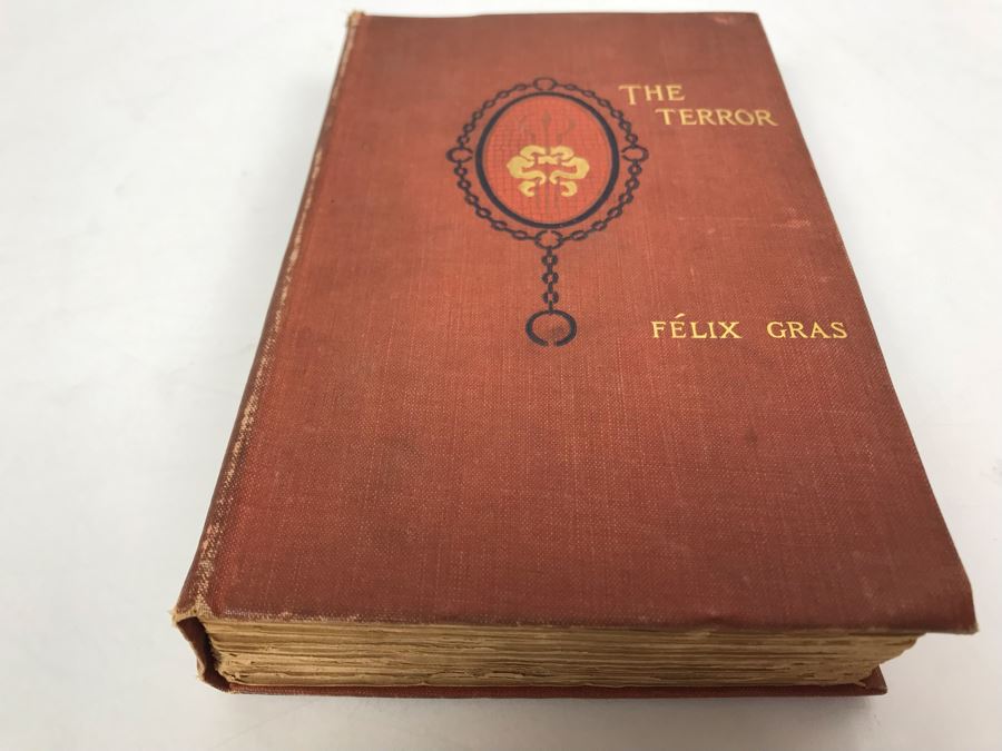 Antique 1898 Book The Terror A Romance Of The French Revolution Felix Gras Translated By Catharine A Janvier [Photo 3]