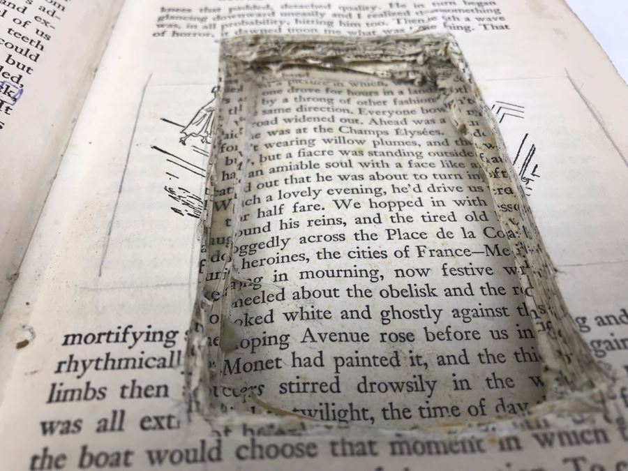 Vintage Homemade Book Safe Hide Valuables [Photo 6]