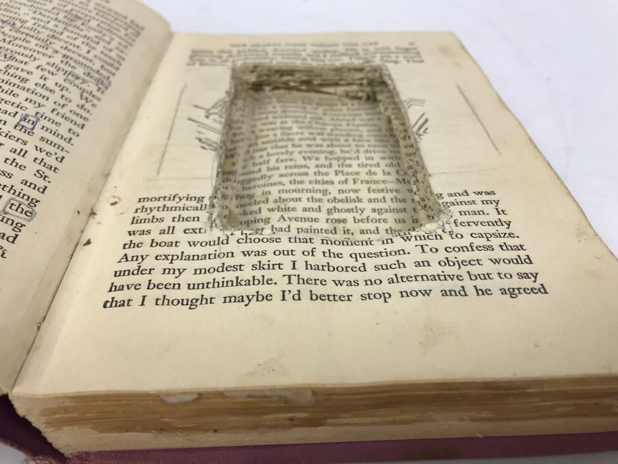 Vintage Homemade Book Safe Hide Valuables [Photo 5]