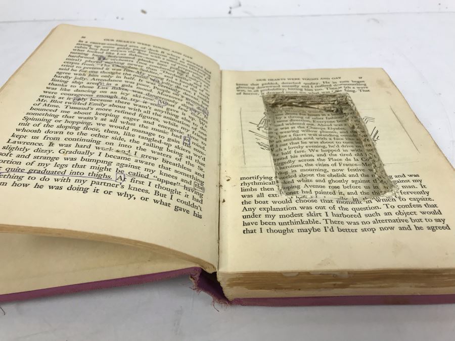 Vintage Homemade Book Safe Hide Valuables [Photo 4]