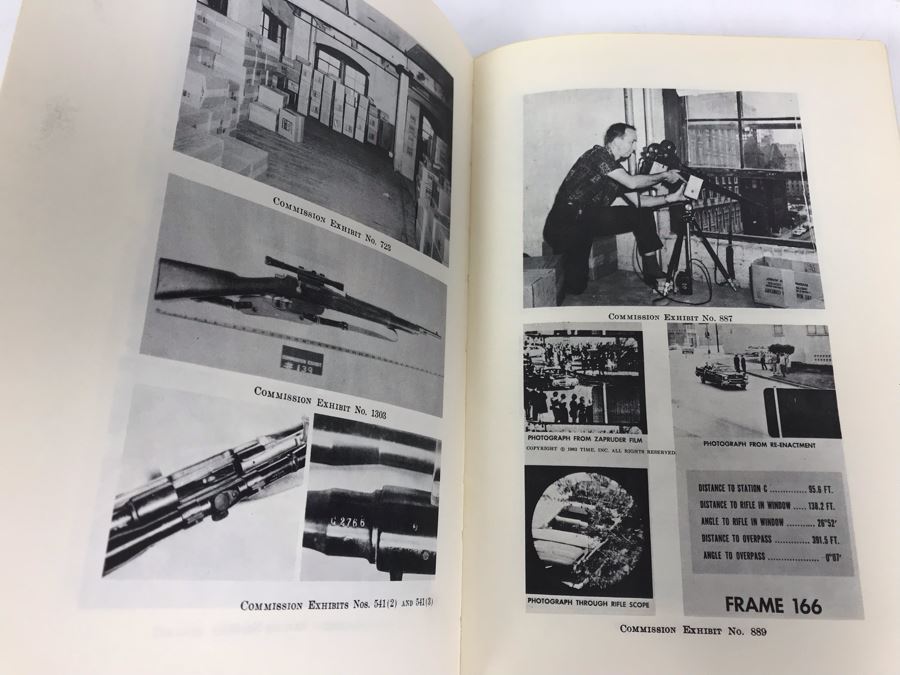 1964 First Edition Book Report Of The Warren Commission On The Assassination Of President Kennedy [Photo 10]