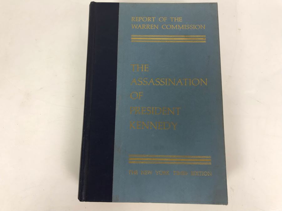 1964 First Edition Book Report Of The Warren Commission On The Assassination Of President Kennedy