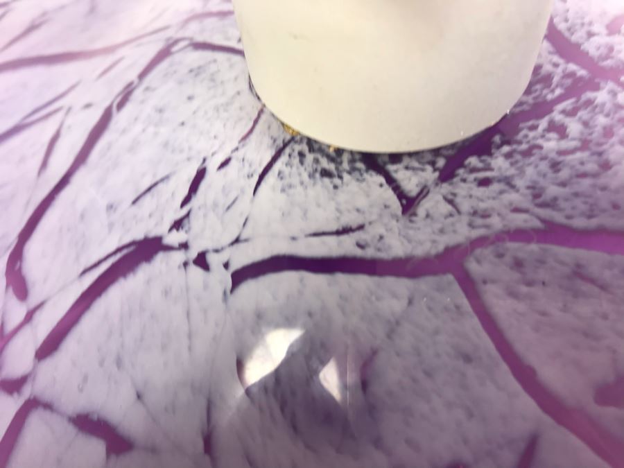 Vintage Signed Art Glass In Manner Of Dale Chihuly Wall Mountable 17' [Photo 8]