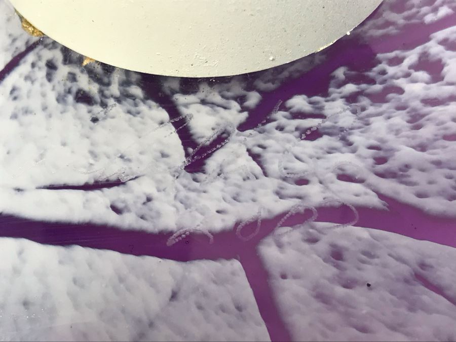 Vintage Signed Art Glass In Manner Of Dale Chihuly Wall Mountable 17' [Photo 10]