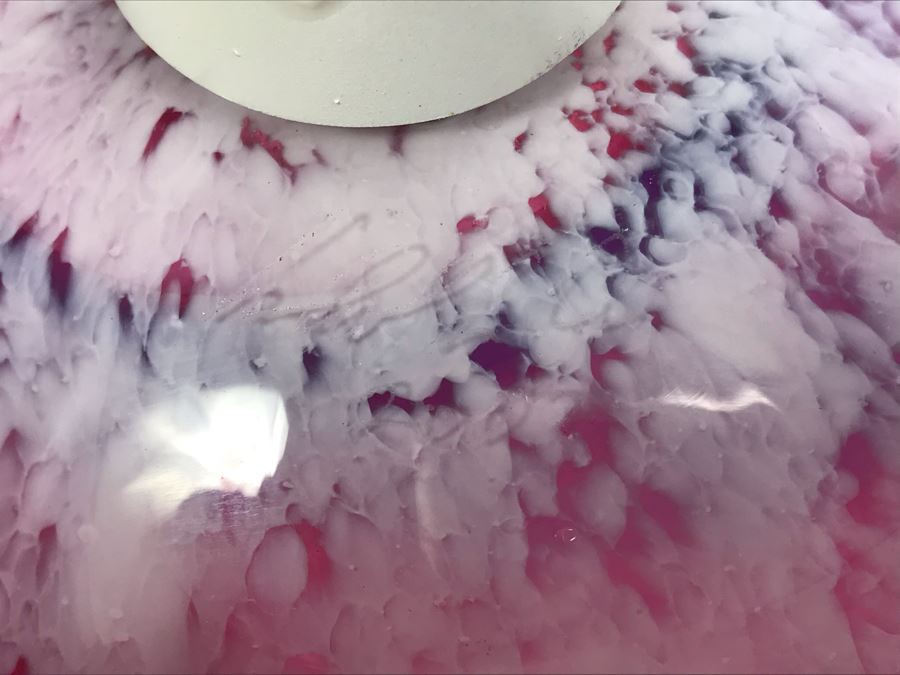 Vintage Signed Art Glass In Manner Of Dale Chihuly Wall Mountable 13' [Photo 10]