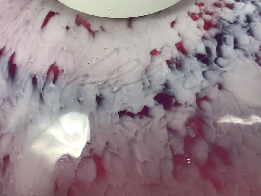 Vintage Signed Art Glass In Manner Of Dale Chihuly Wall Mountable 13' [Photo 9]