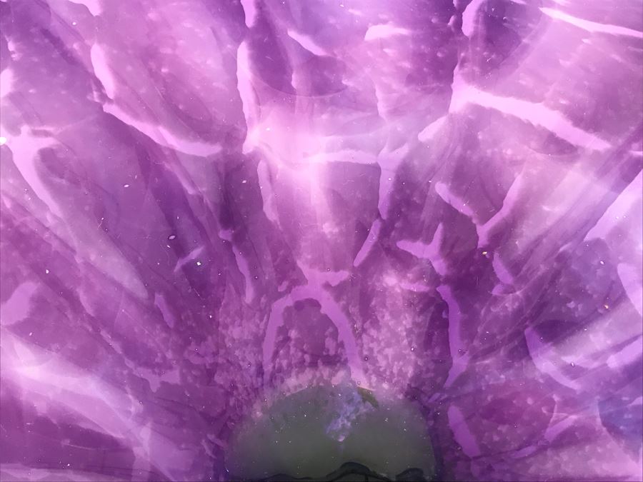 Vintage Signed Art Glass In Manner Of Dale Chihuly Wall Mountable 16' [Photo 6]