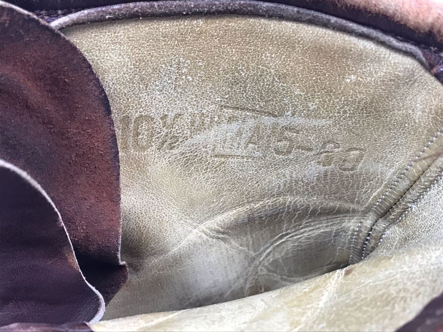 Vietnam Era USN Fighter Pilot Combat Flight Boots Worn By William H. Harris, RADM, USN (Ret.) [Photo 5]