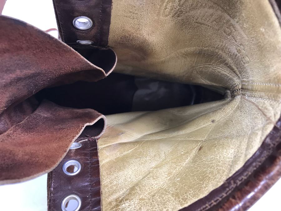 Vietnam Era USN Fighter Pilot Combat Flight Boots Worn By William H. Harris, RADM, USN (Ret.) [Photo 19]