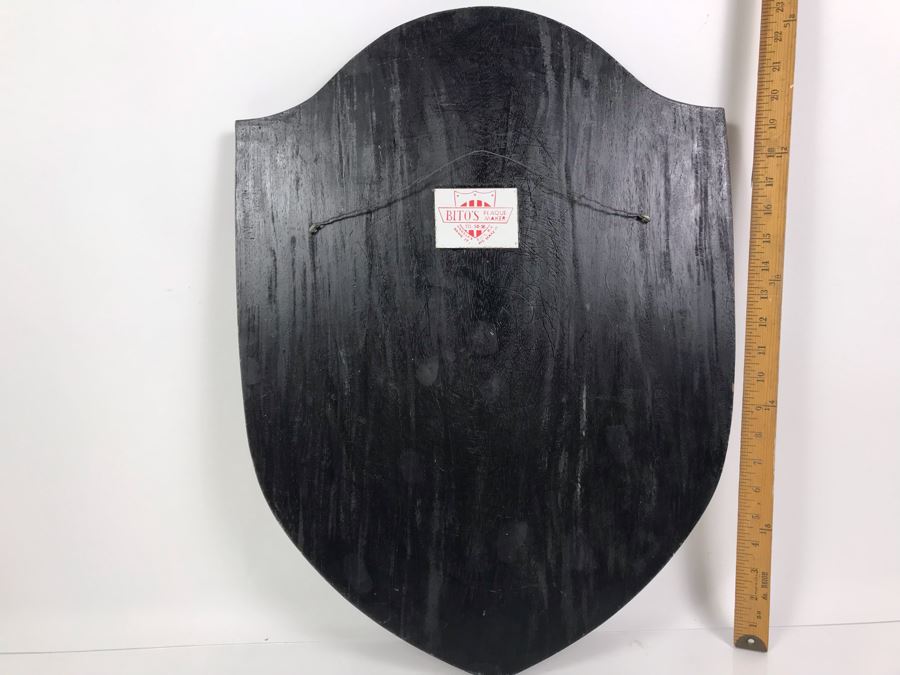 Capt. William H. Harris Commanding Officer Of USS Coral Sea (CVA-43) 1971-1972 Wooden Wall Plaque Relief Carved And Hand Painted 24'H X 18'W [Photo 21]