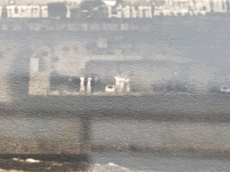 B&W Framed Photograph Of USS Coral Sea 17 July 1972 With Caption 'Gentlemen, We Are Now Passing Under The Golden Gate Bridge' 17'W X 12'H [Photo 15]