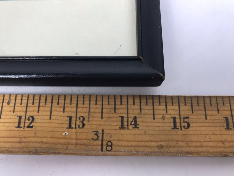 Signed Photograph Of The United States Ship Coral Sea CVA-43 Passing By The USS Arizona Memorial In Pearl Harbor Hawaii Personalized To Bill Harris 14' X 11' [Photo 14]