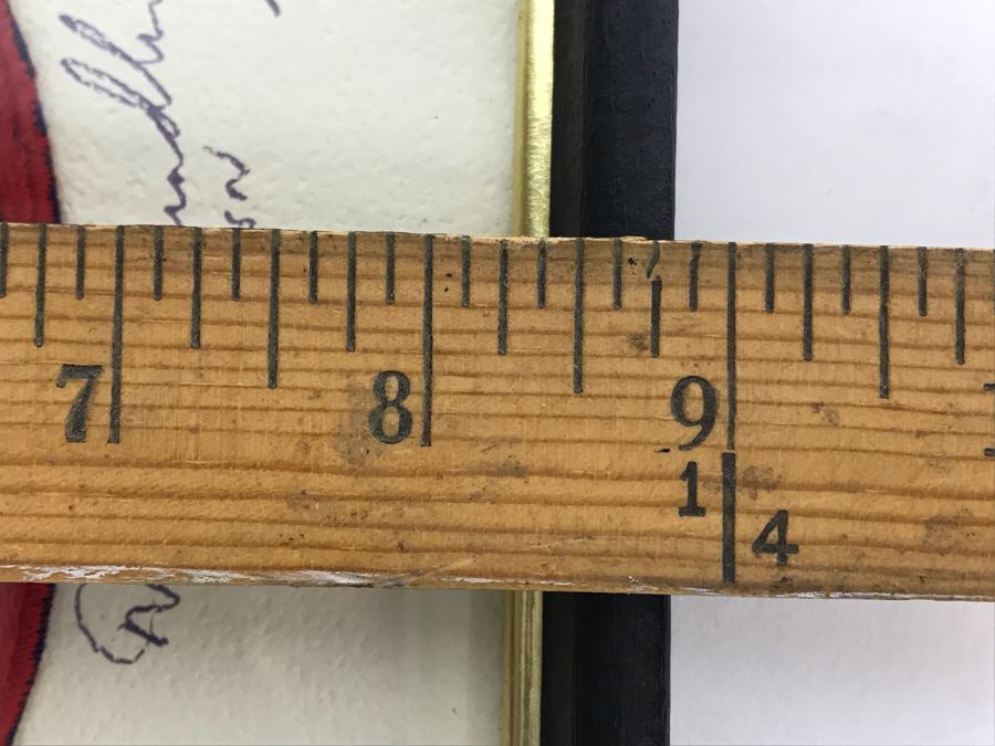 USS Coral Sea Weapons Patch Framed With Over 15 Signatures 9' X 11' [Photo 12]