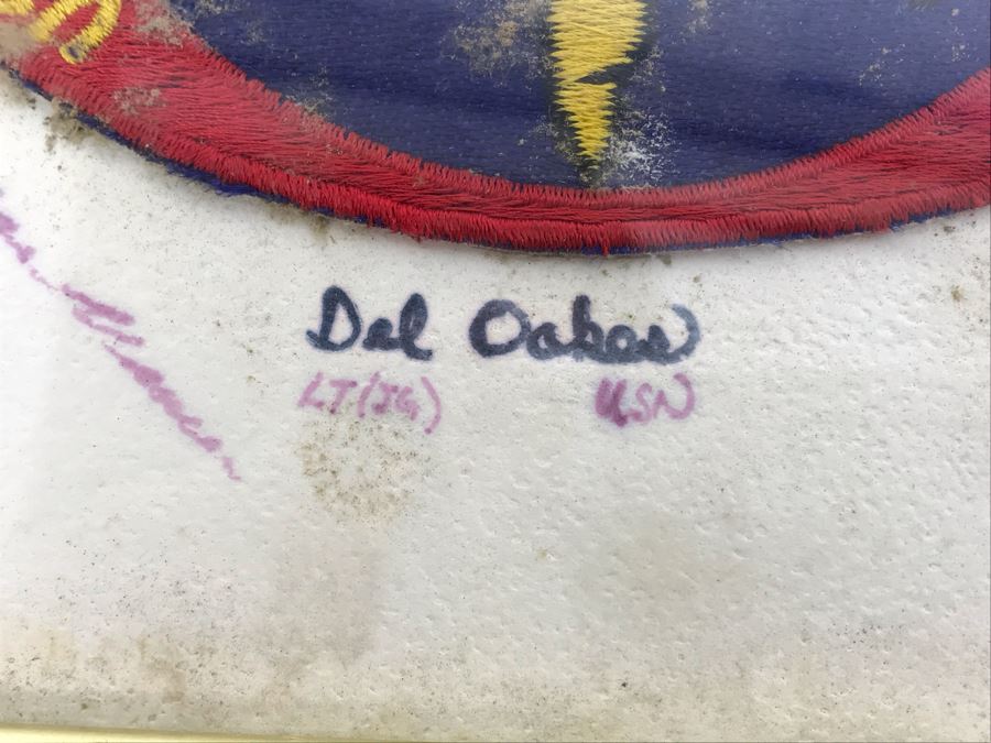 USS Coral Sea Weapons Patch Framed With Over 15 Signatures 9' X 11' [Photo 10]