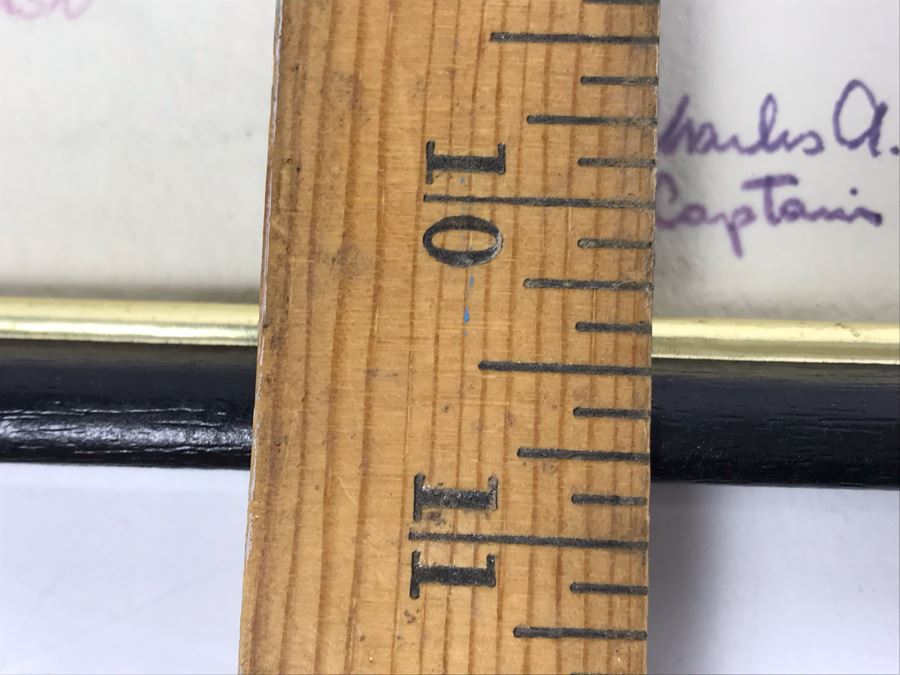 USS Coral Sea Weapons Patch Framed With Over 15 Signatures 9' X 11' [Photo 13]