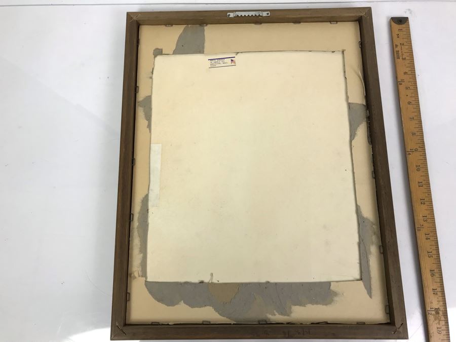 Original Signed Mario Demarco, Cartoonist, Illustrator Pen And Ink Drawing Of William H. Harris, RADM, USN (Ret.) Depicting Career In Cartoonist Format 19' X 15' [Photo 15]