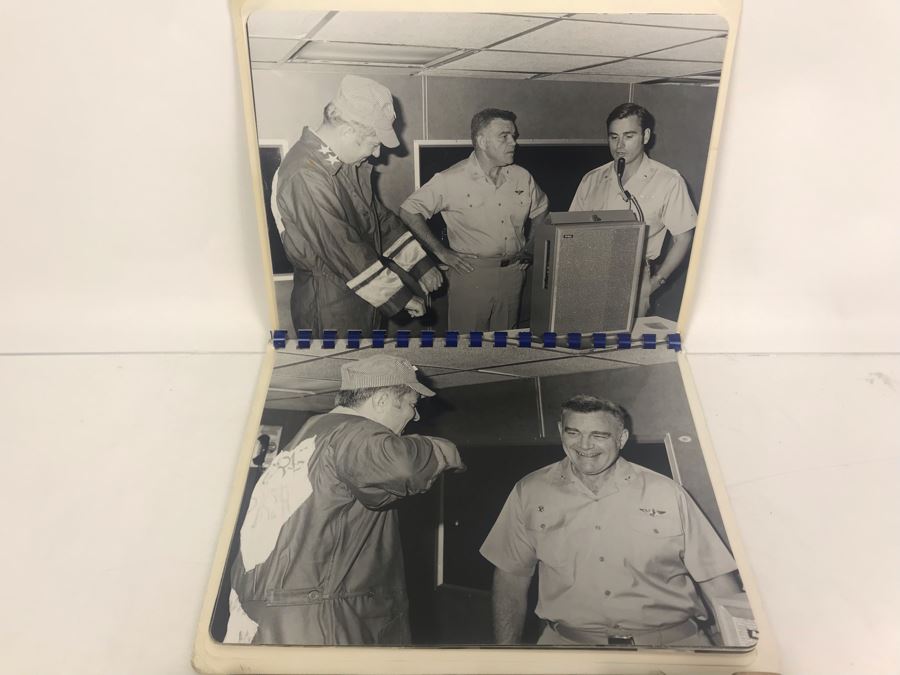 Carved Wooden Gun With Inscription 'Coral Sea Godfather' And Photograph Book Titled 'To The Coral Sea Godfather From The Coral Sea Family' Recognizing William H. Harris, RADM, USN (Ret.) [Photo 14]