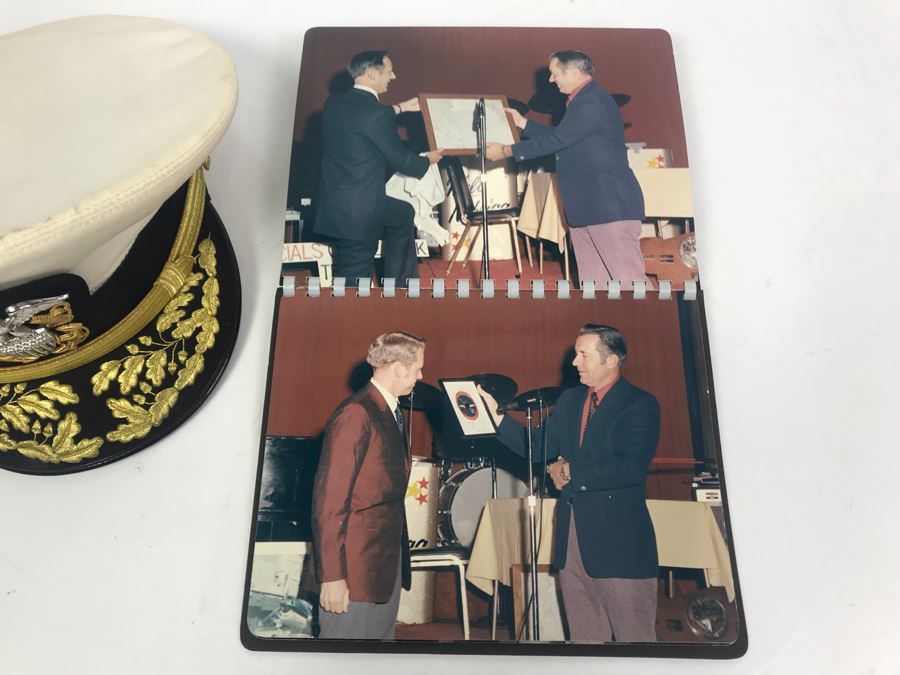 William H. Harris USN Hat And Photograph Book From Coral Sea CVA-43 Hunters Point NSY Sep-Oct 1972 William H. Harris, RADM, USN (Ret.) - See Photos [Photo 27]