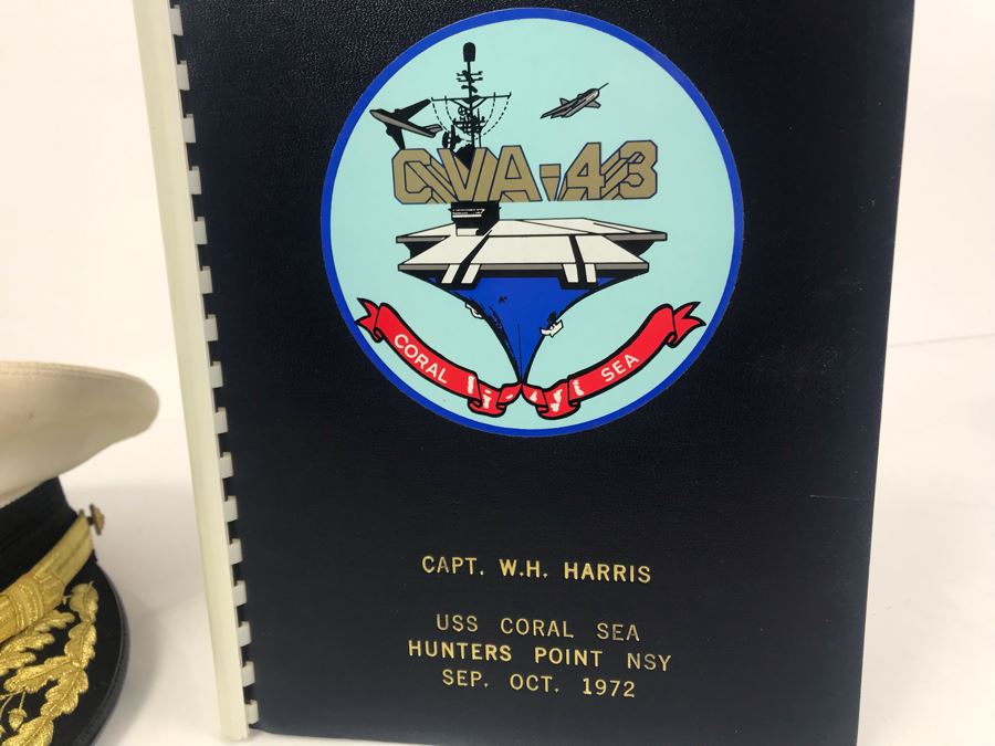 William H. Harris USN Hat And Photograph Book From Coral Sea CVA-43 Hunters Point NSY Sep-Oct 1972 William H. Harris, RADM, USN (Ret.) - See Photos [Photo 11]