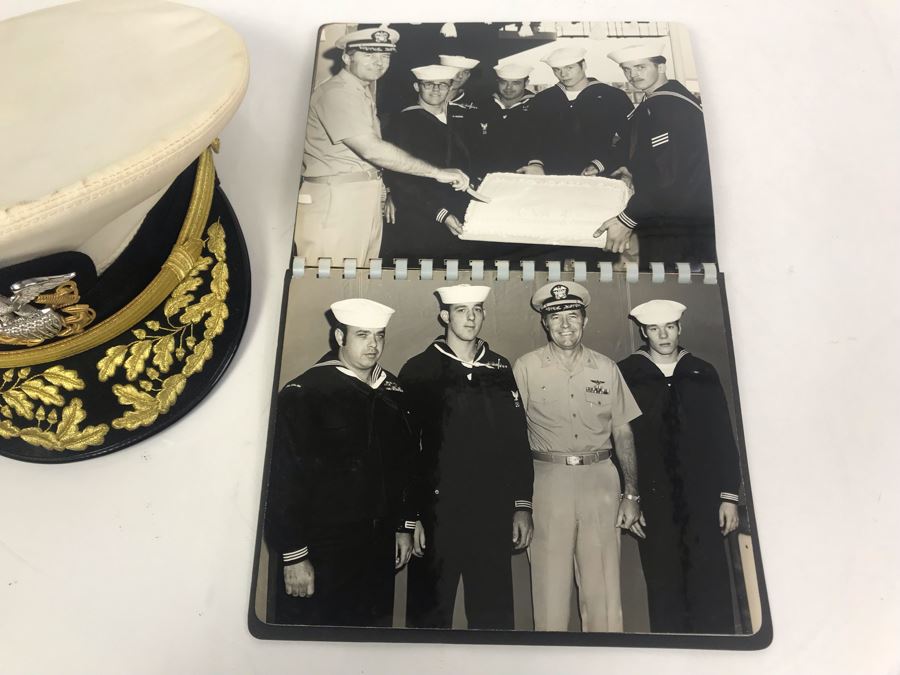 William H. Harris USN Hat And Photograph Book From Coral Sea CVA-43 Hunters Point NSY Sep-Oct 1972 William H. Harris, RADM, USN (Ret.) - See Photos [Photo 32]