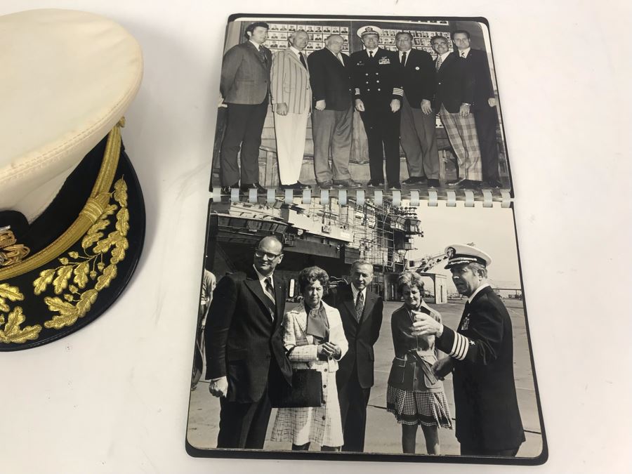 William H. Harris USN Hat And Photograph Book From Coral Sea CVA-43 Hunters Point NSY Sep-Oct 1972 William H. Harris, RADM, USN (Ret.) - See Photos [Photo 18]