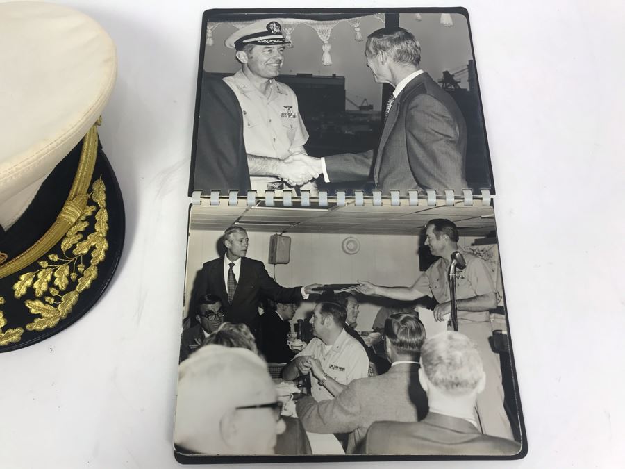 William H. Harris USN Hat And Photograph Book From Coral Sea CVA-43 Hunters Point NSY Sep-Oct 1972 William H. Harris, RADM, USN (Ret.) - See Photos [Photo 14]