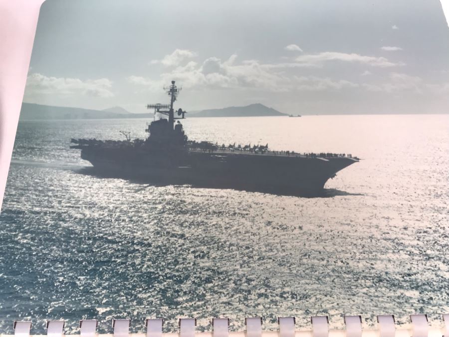 William H. Harris USN Hat And Photograph Book From Coral Sea CVA-43 Hunters Point NSY Sep-Oct 1972 William H. Harris, RADM, USN (Ret.) - See Photos [Photo 34]