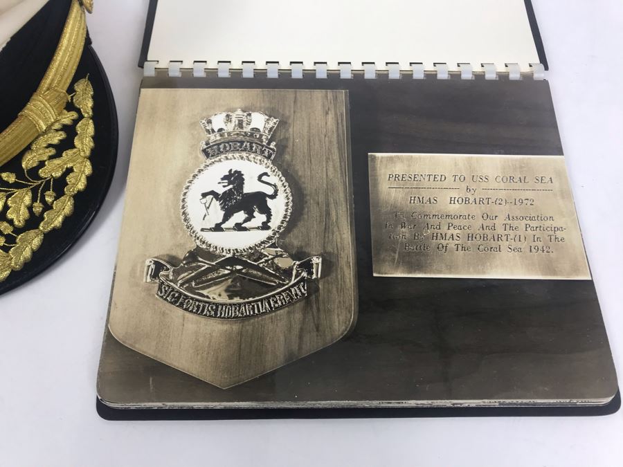 William H. Harris USN Hat And Photograph Book From Coral Sea CVA-43 Hunters Point NSY Sep-Oct 1972 William H. Harris, RADM, USN (Ret.) - See Photos [Photo 12]