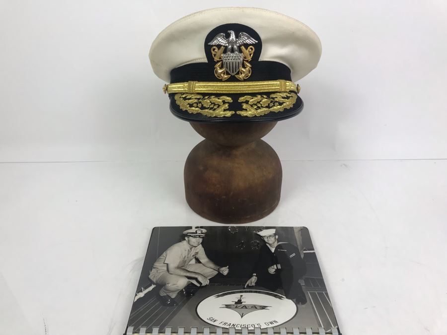 William H. Harris USN Hat And Photograph Book From Coral Sea CVA-43 Hunters Point NSY Sep-Oct 1972 William H. Harris, RADM, USN (Ret.) - See Photos [Photo 4]