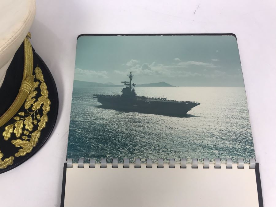William H. Harris USN Hat And Photograph Book From Coral Sea CVA-43 Hunters Point NSY Sep-Oct 1972 William H. Harris, RADM, USN (Ret.) - See Photos [Photo 33]