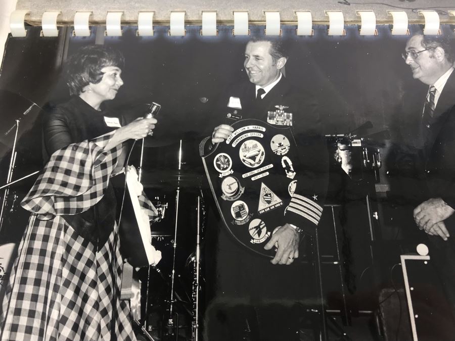 William H. Harris USN Hat And Photograph Book From Coral Sea CVA-43 Hunters Point NSY Sep-Oct 1972 William H. Harris, RADM, USN (Ret.) - See Photos [Photo 24]