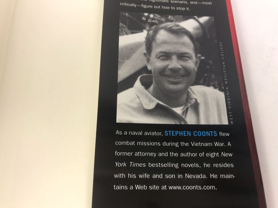 Signed Stephen Coonts Book America Personalized To Admiral + Mrs Harris [Photo 12]
