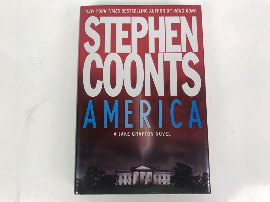 Signed Stephen Coonts Book America Personalized To Admiral + Mrs Harris [Photo 2]