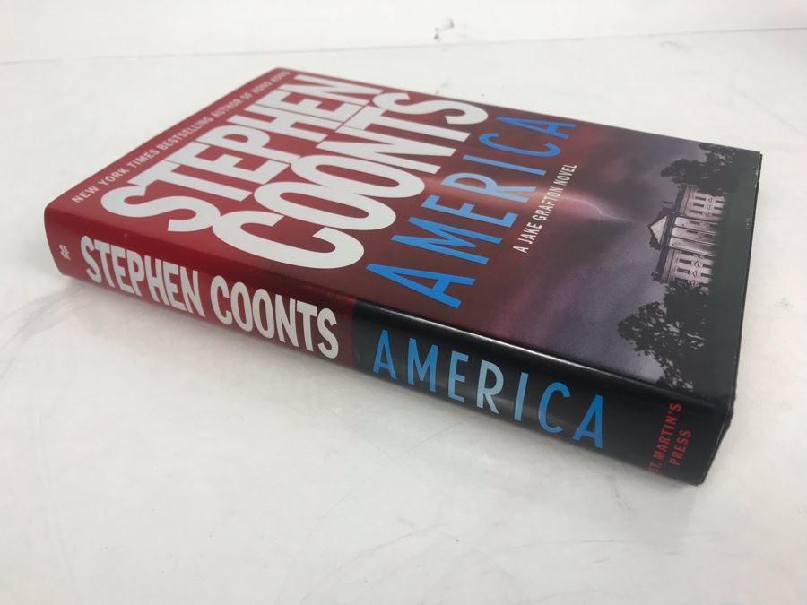 Signed Stephen Coonts Book America Personalized To Admiral + Mrs Harris [Photo 4]