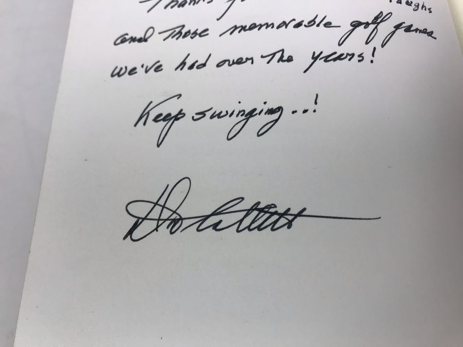 Double Signed Book By Don Collett (Golf Hall of Fame Founder) The Well [Photo 8]