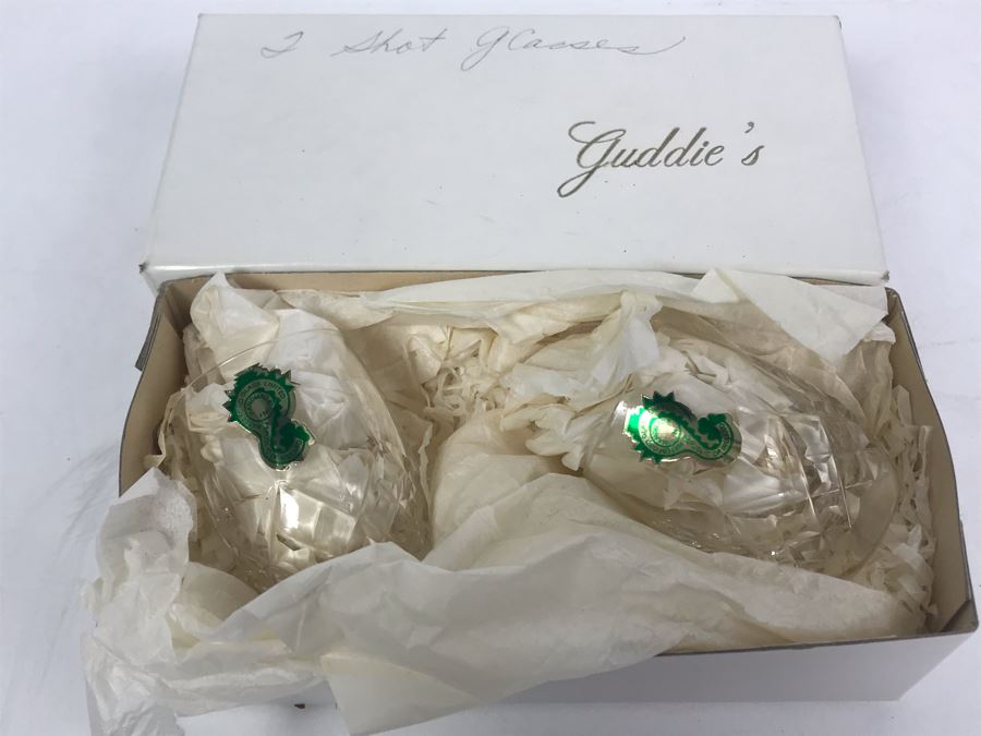 (2) Waterford Shot Glasses From William H. Harris, RADM, USN (Ret.) [Photo 2]