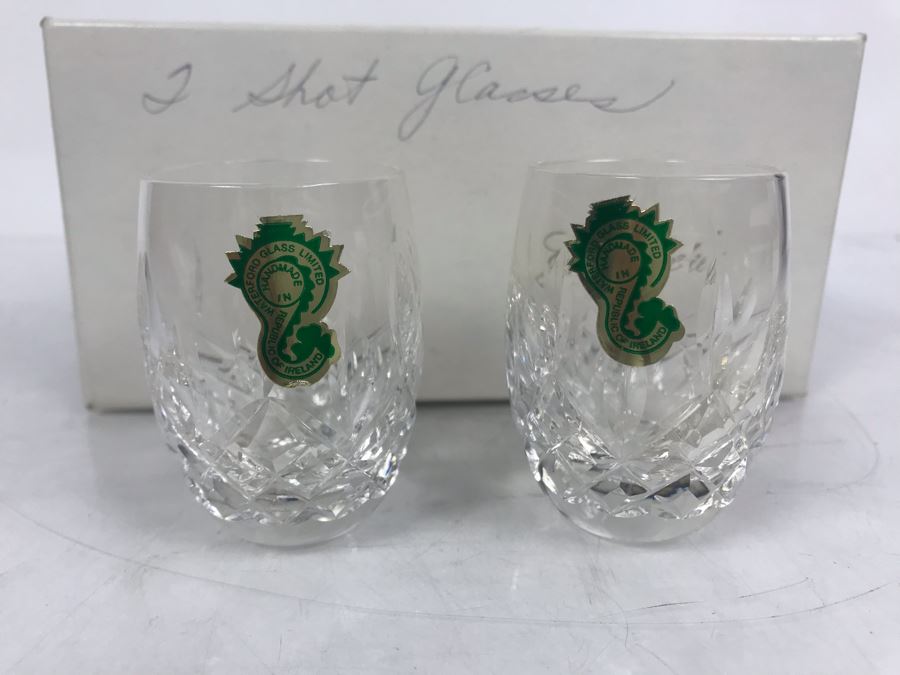 (2) Waterford Shot Glasses From William H. Harris, RADM, USN (Ret.) [Photo 4]