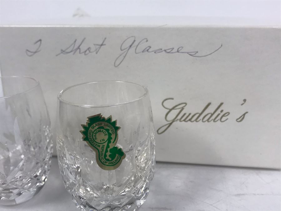 (2) Waterford Shot Glasses From William H. Harris, RADM, USN (Ret.) [Photo 6]