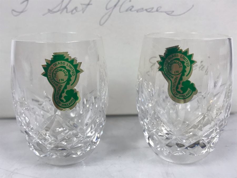 (2) Waterford Shot Glasses From William H. Harris, RADM, USN (Ret.) [Photo 3]