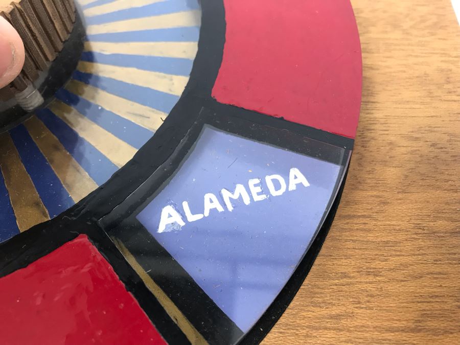 Mechanical Award Presented To Capt W. H. Harris USN For Rememberance Of Coral Sea's 1971-1972 Deployment - COMSEVENTH FLT'S Scheduling Machine Spin To Dial-A-Port [Photo 9]