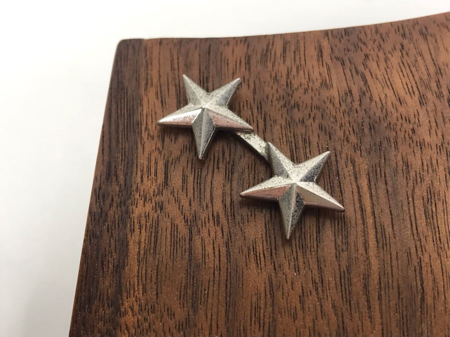 William 'Bill' H. Harris, RADM, USN (Ret.) Wooden Plaque Displaying His Naval Aviator Wings, Pair Of Rear Admiral Two-Stars And More [Photo 10]